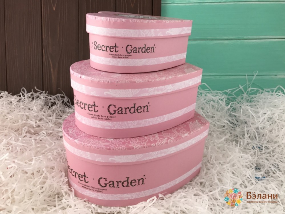 Коробка в виде сердца "Secret Garden" | 3