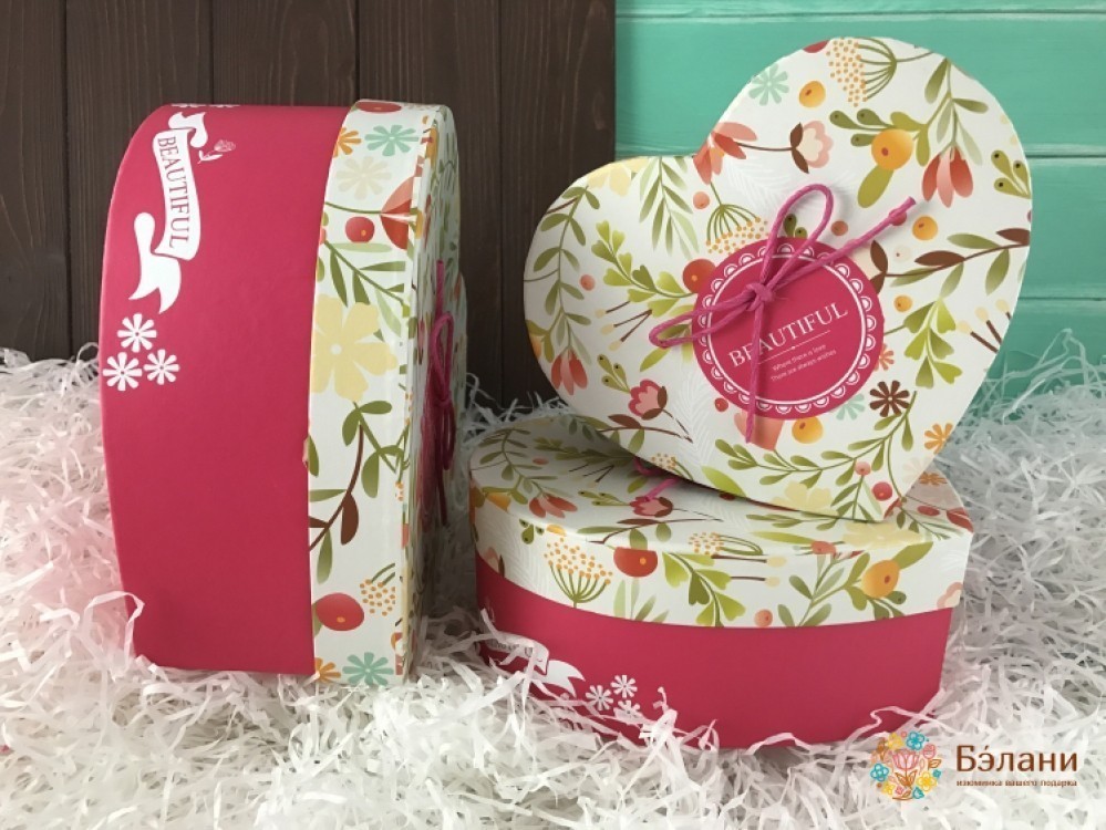 Коробка в виде сердца "Pink Love"