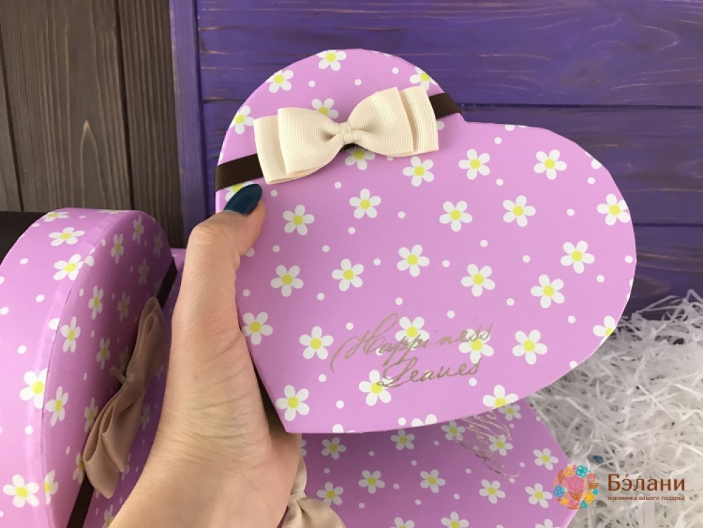 Коробка у вигляді серця "Цукрова Вата" | 3