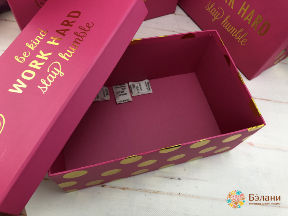 Подарочная коробка "Work Hard" | 3