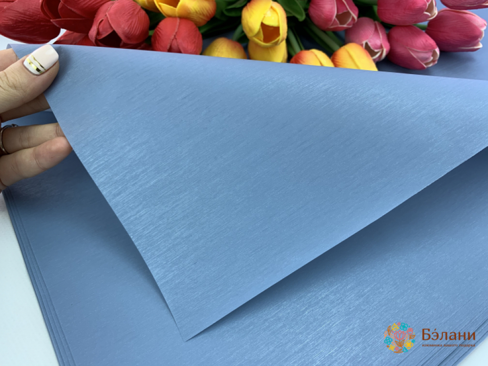 Калька "Мерцание" синяя