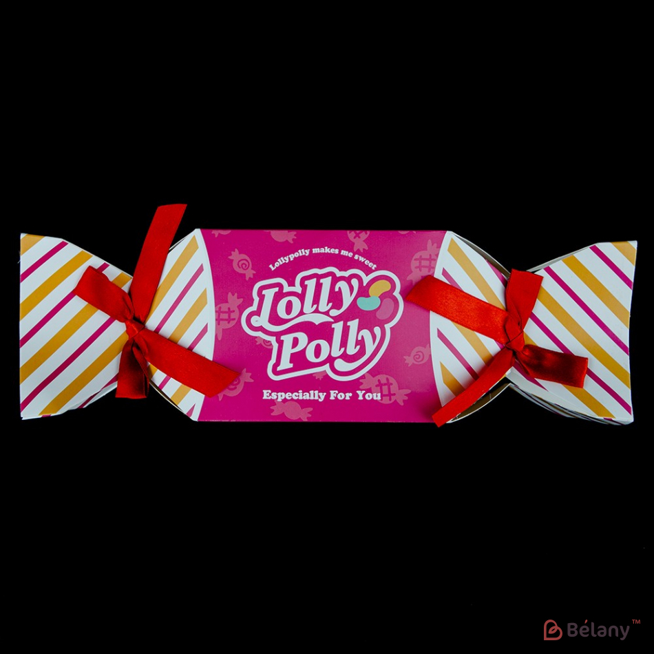 Складна коробка "Lolly Polly" малинова
