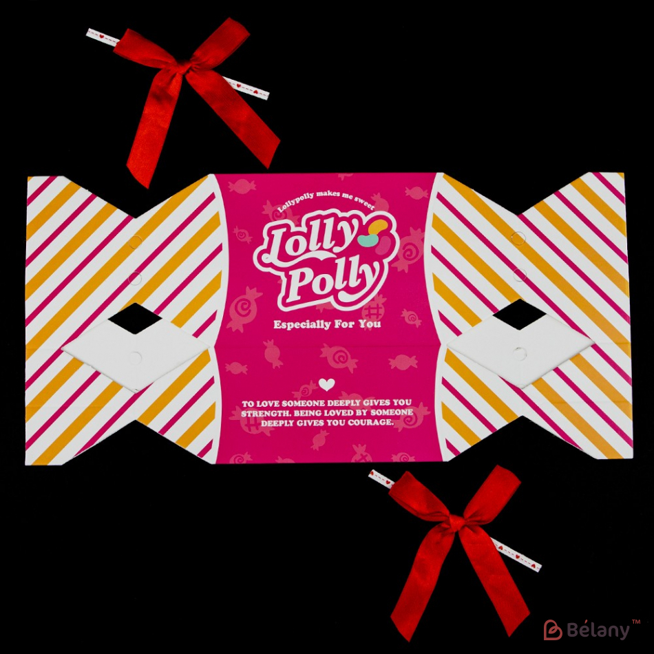 Складна коробка "Lolly Polly" малинова | 2
