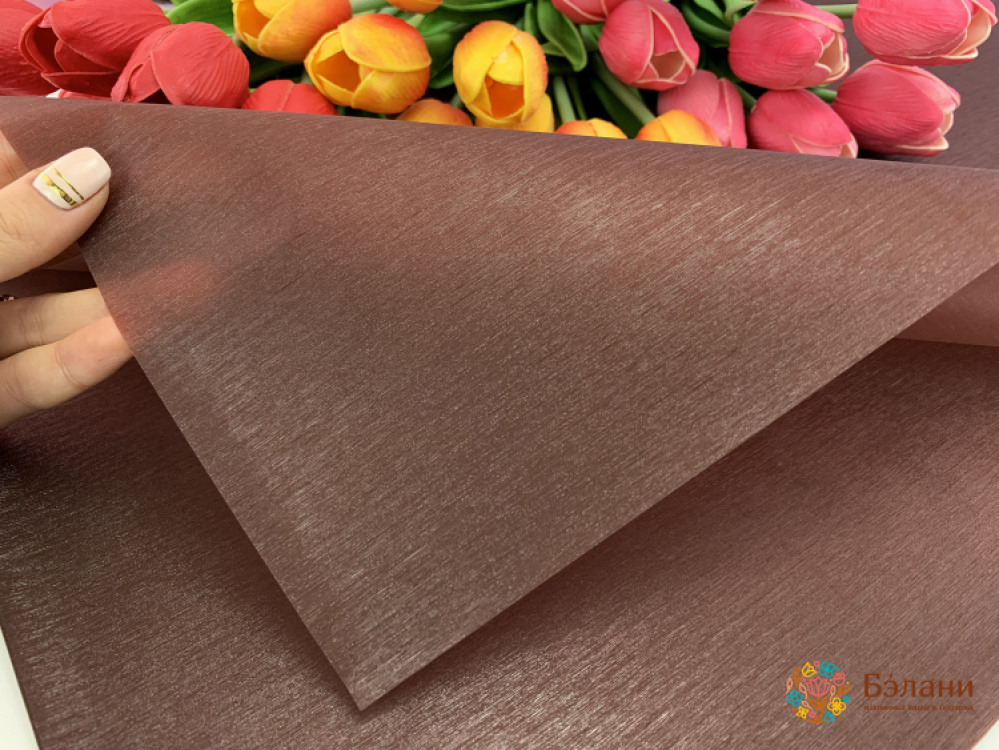 Калька "Мерцание" шоколад