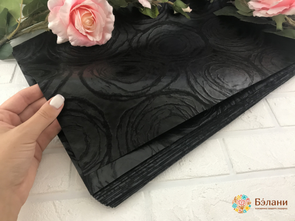 Калька "Любимые Розы" черная