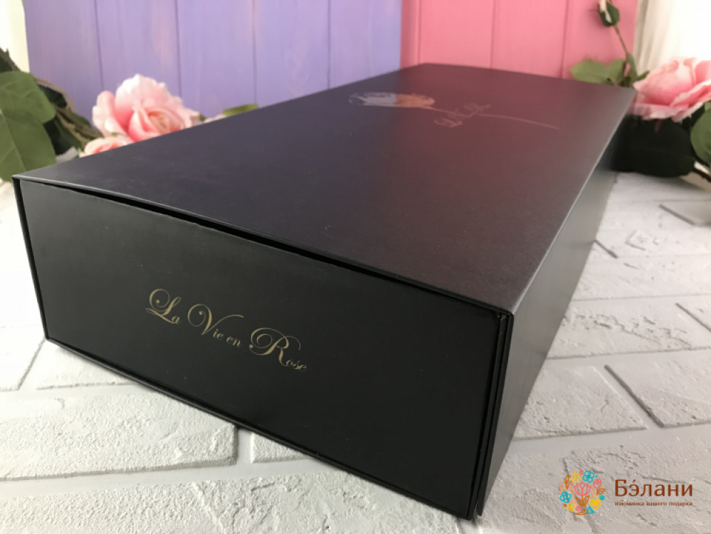 "Пенал" для цветов черный | 2