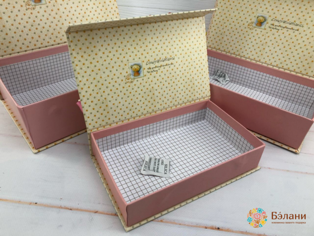 Подарочная коробка "Burlesque" пудра | 2