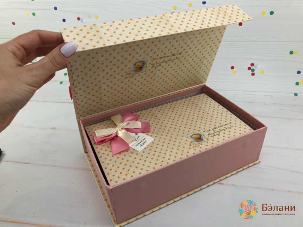 Подарочная коробка "Burlesque" пудра | 4