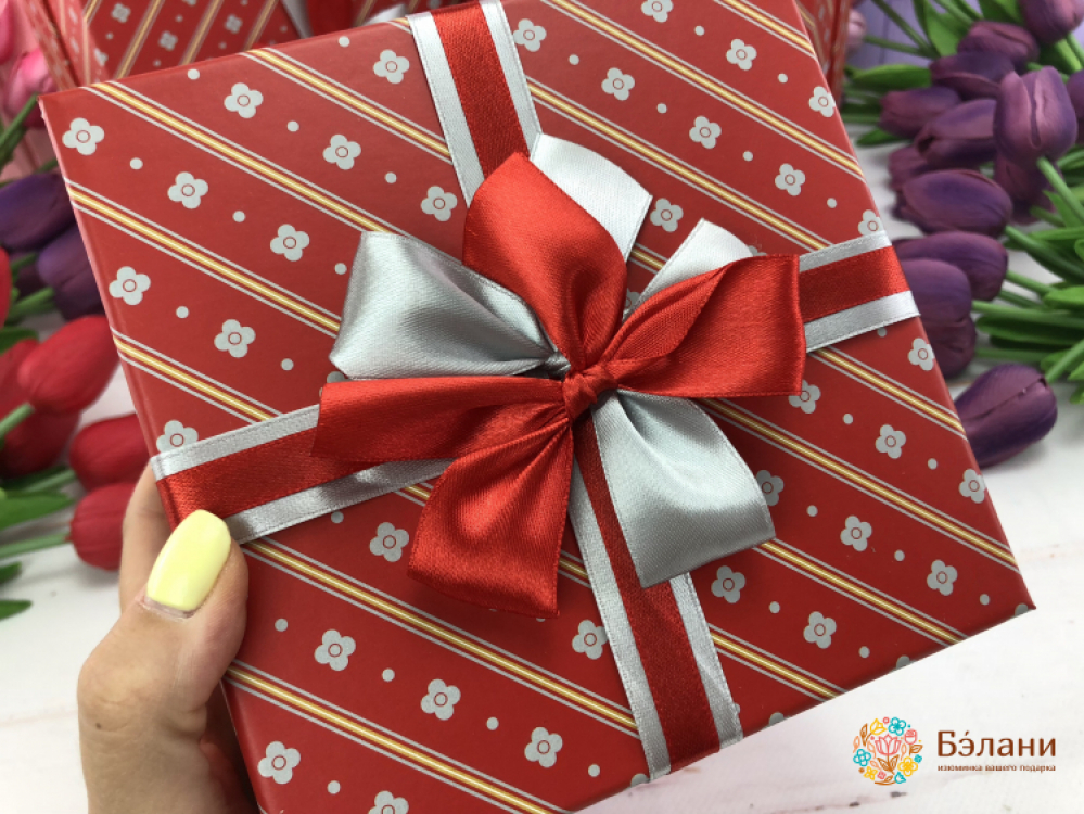 Подарочная коробка "On style" красная | 2