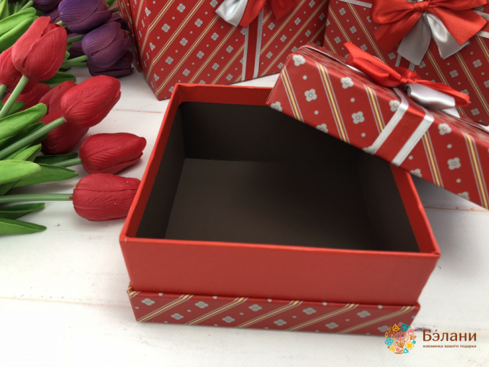 Подарочная коробка "On style" красная | 4
