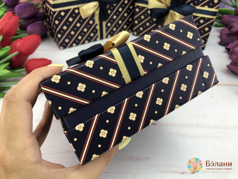 Подарочная коробка "On style" синяя | 2