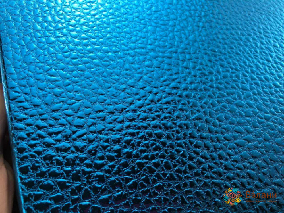 Подарочная коробка "Металлик" голубая | 2