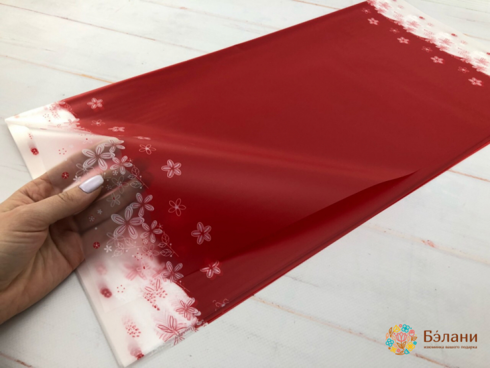 Калька "Ромашки" красная