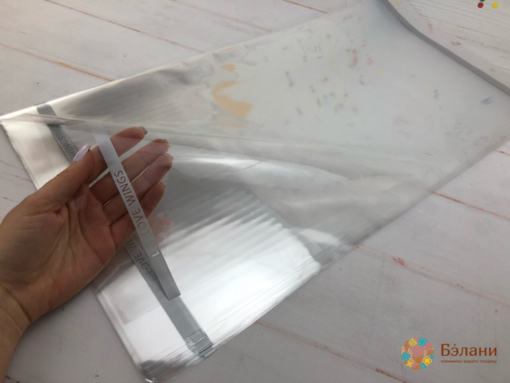 Калька "Wings" серая