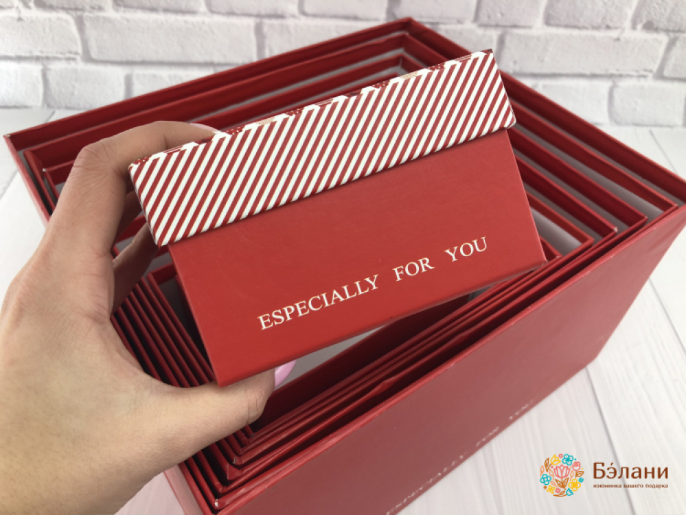 Подарочная коробка 10шт "Сердца" | 4