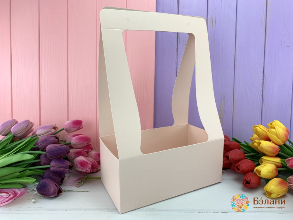 Складная коробка под руку "Handy" розовая