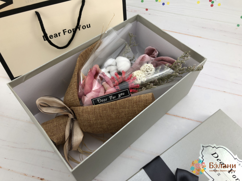 Букет комплимент «Rabbit» розовый | 5