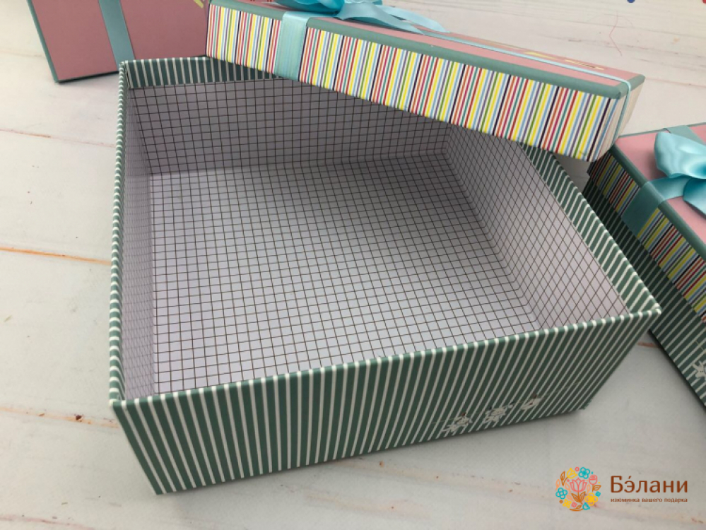 Подарочная коробка с бантом “thank you” | 5