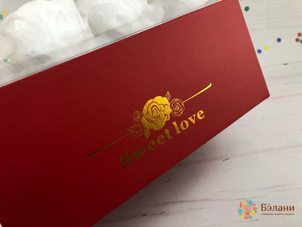 Коробка с выдвижным ящичком "Sweet Love" красный | 3