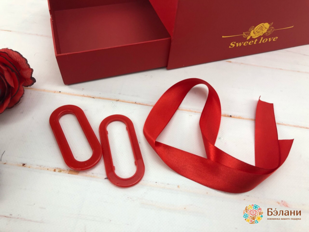 Коробка с выдвижным ящичком "Sweet Love" красный | 6