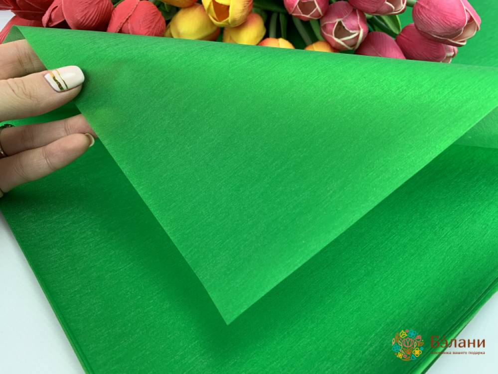 Калька "Мерцание" зеленая