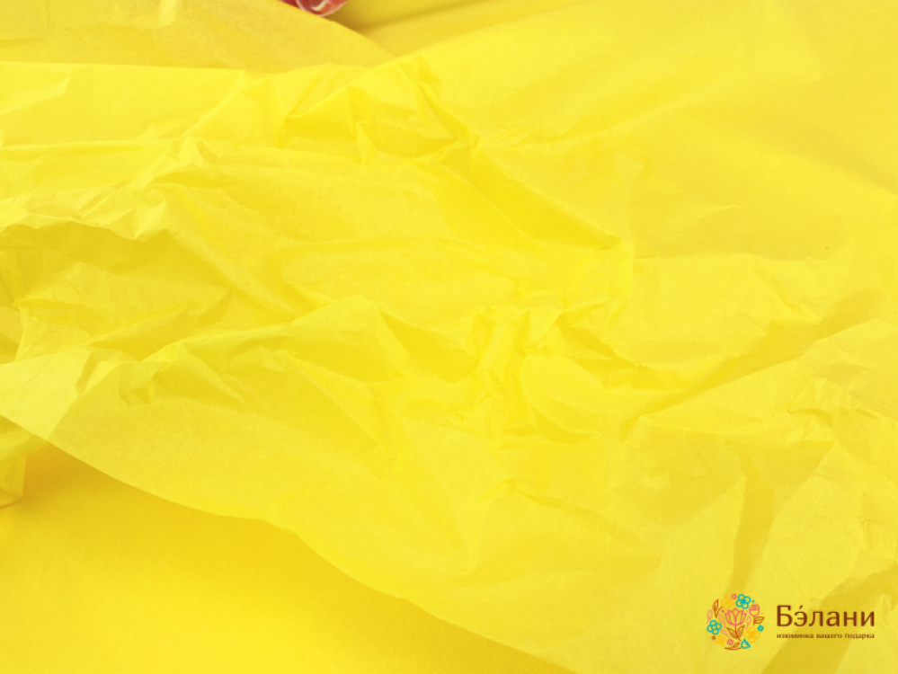 Бумага тишью желтый | 2
