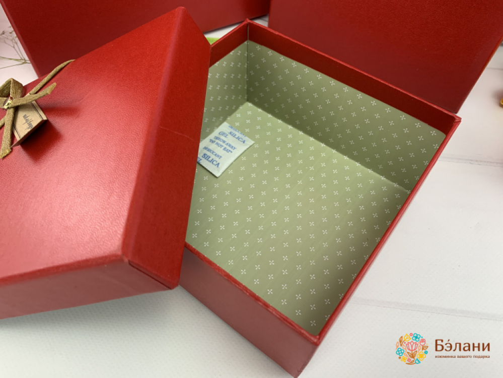 Подарочная коробка "Стиль" красная | 4