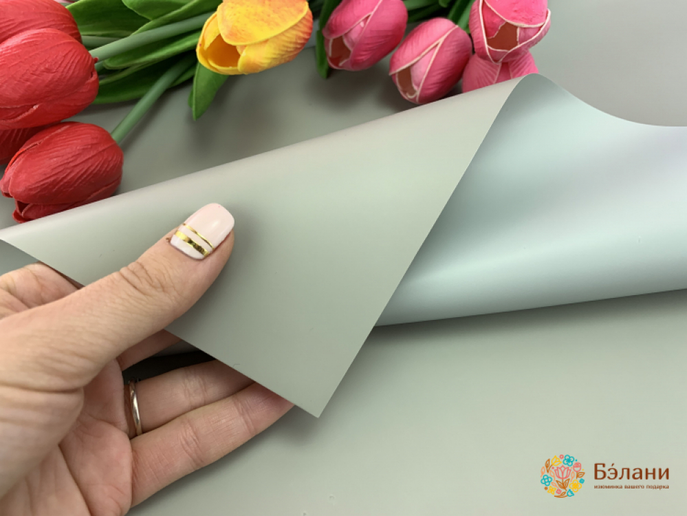 Двухсторонняя калька серо-сизая | 2