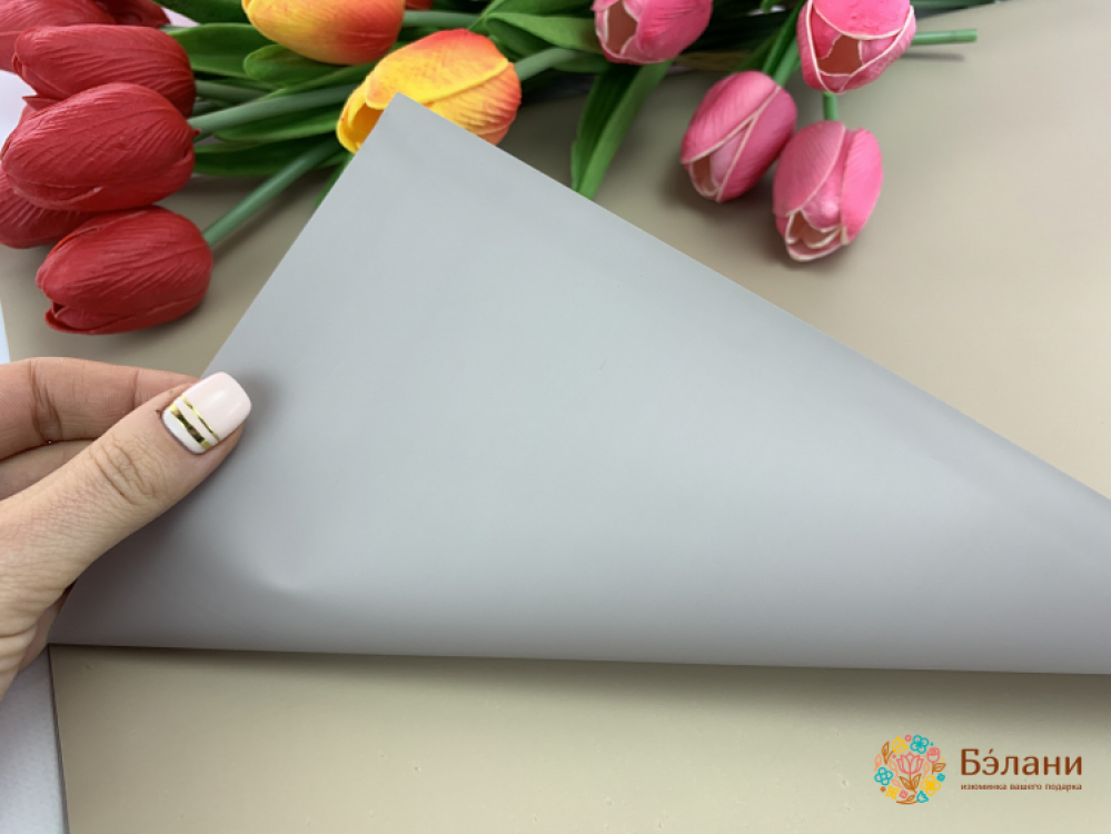 Двухсторонняя калька персиково-бежевая