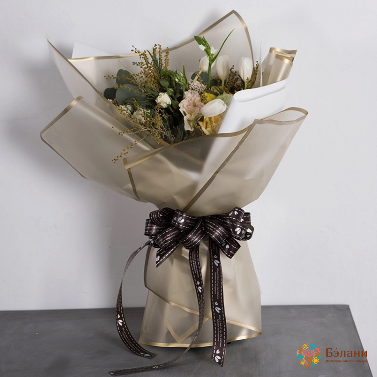 Калька "Матовий кант" золото | 2