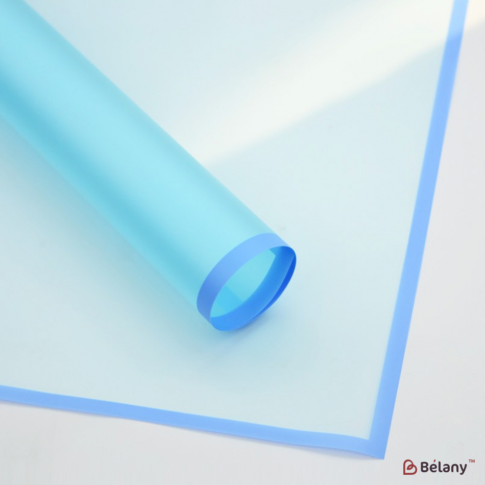 Калька "Матовий кант" блакитна