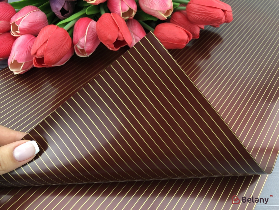 Калька "Золоті смуги" шоколад | 2