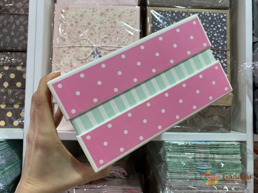 Подарочная коробка "On style" розовая | 2