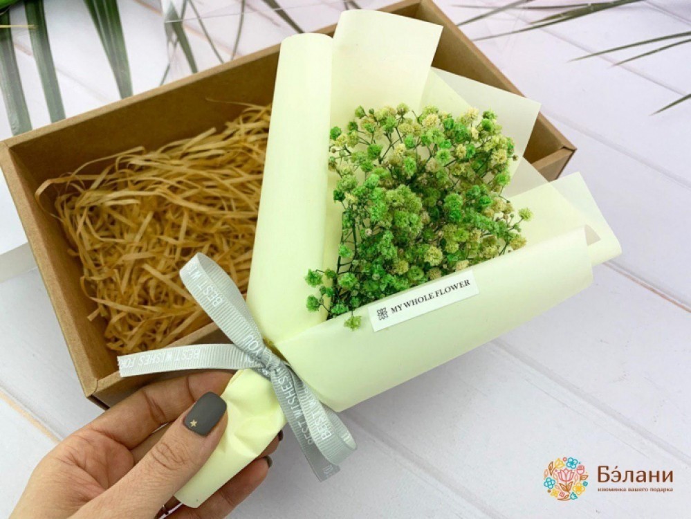 Букет із сухоцвітів "in Box #8"