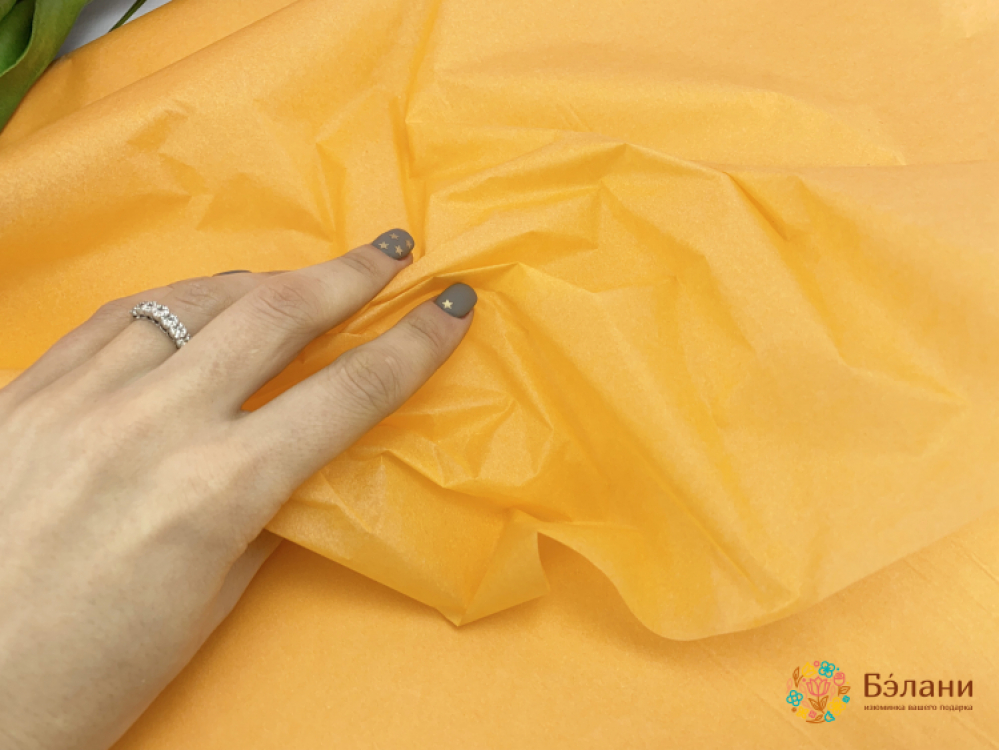 Бумага тишью оранж | 2