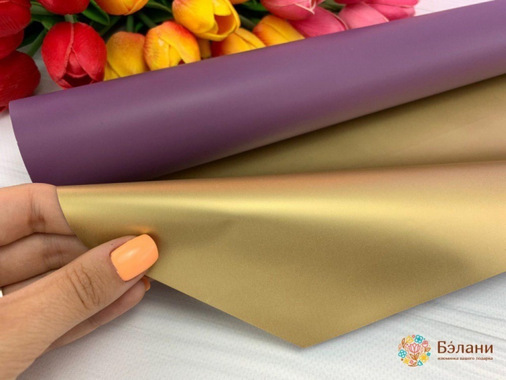 Калька рулонна "Gold" бузкова | 2