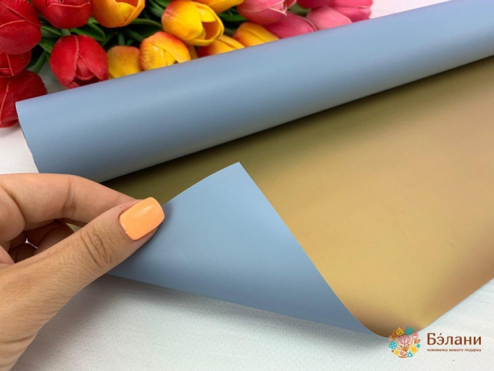 Калька рулонна "Gold" блакитна