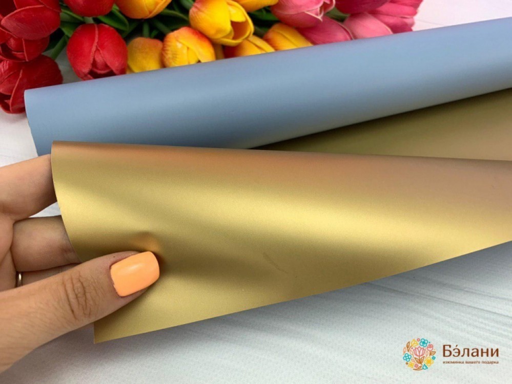 Калька рулонна "Gold" блакитна | 2