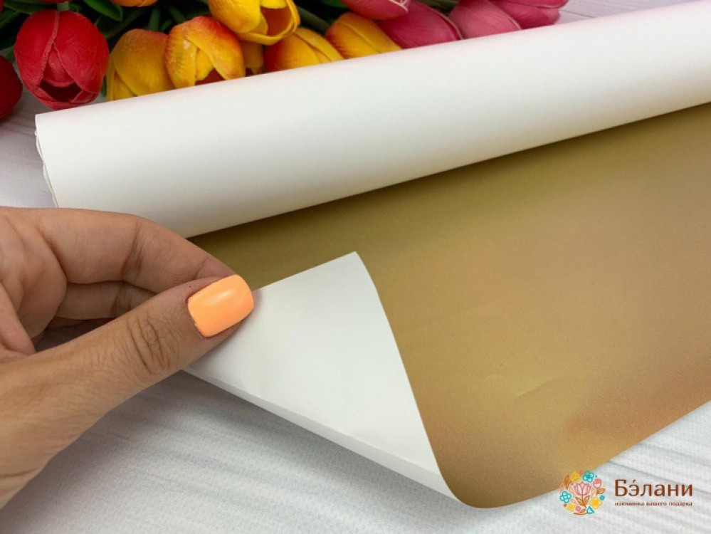 Калька рулонна "Gold" біла