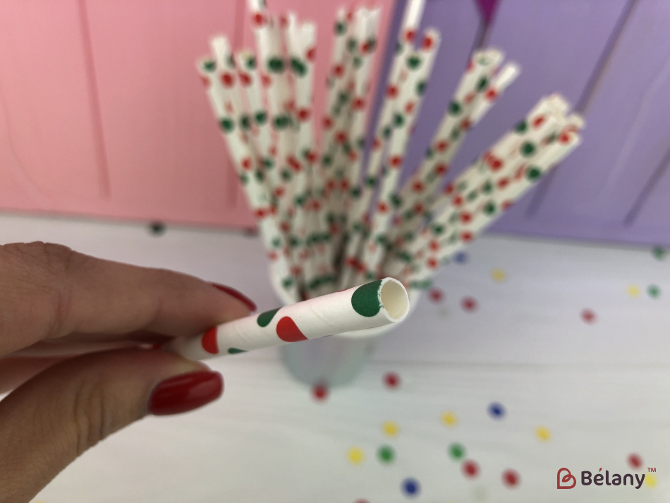 Паперова трубочка "Color dots" | 2