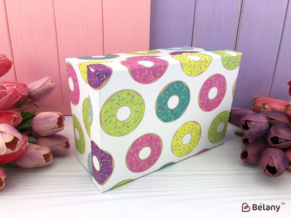 Подарочная коробка "Ten" 10 шт. donuts