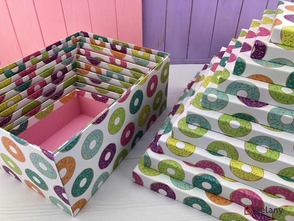 Подарочная коробка "Ten" 10 шт. donuts | 2