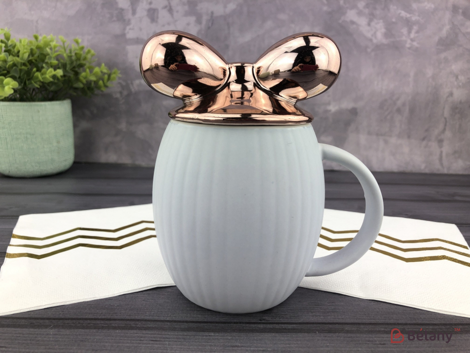 Керамічна чашка "Relief" небесна