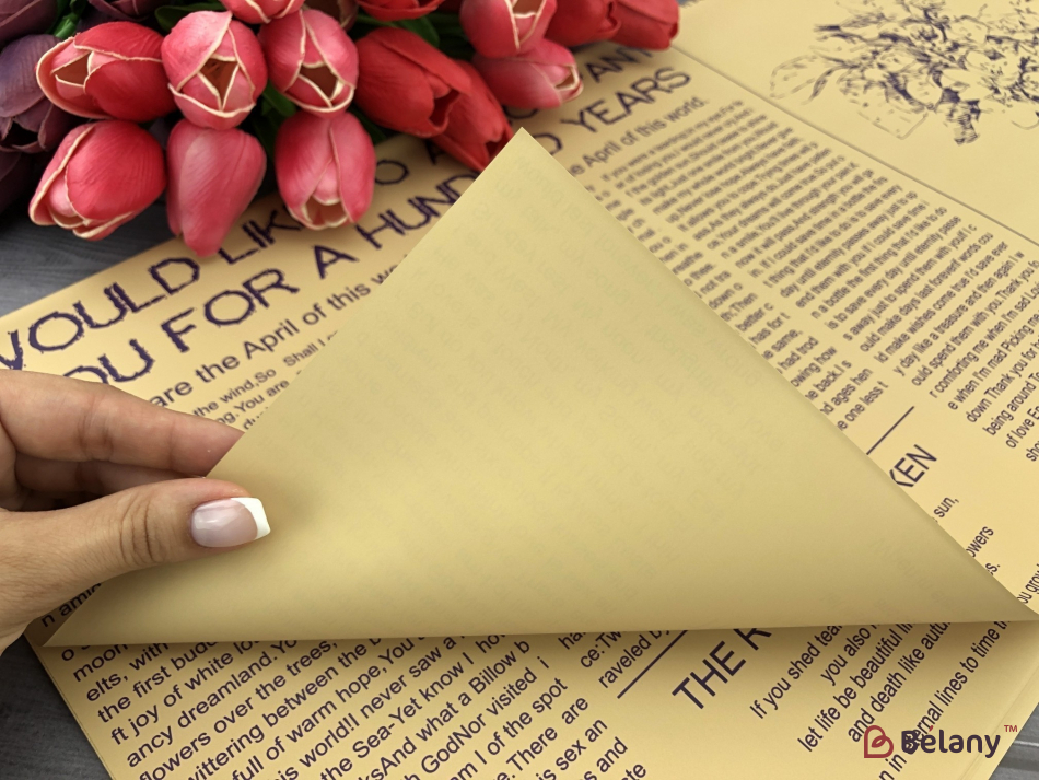 Калька листовая "Lovely Craft" крафт-сиреневая #06 | 2