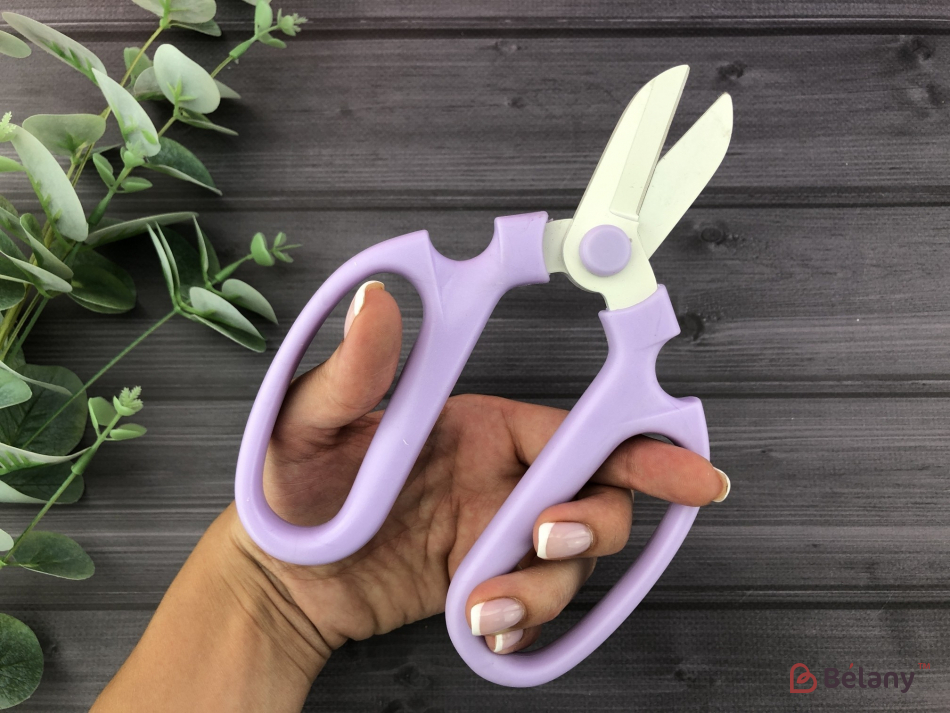 Флористичні ножиці "Rainy" фіолетовий | 2