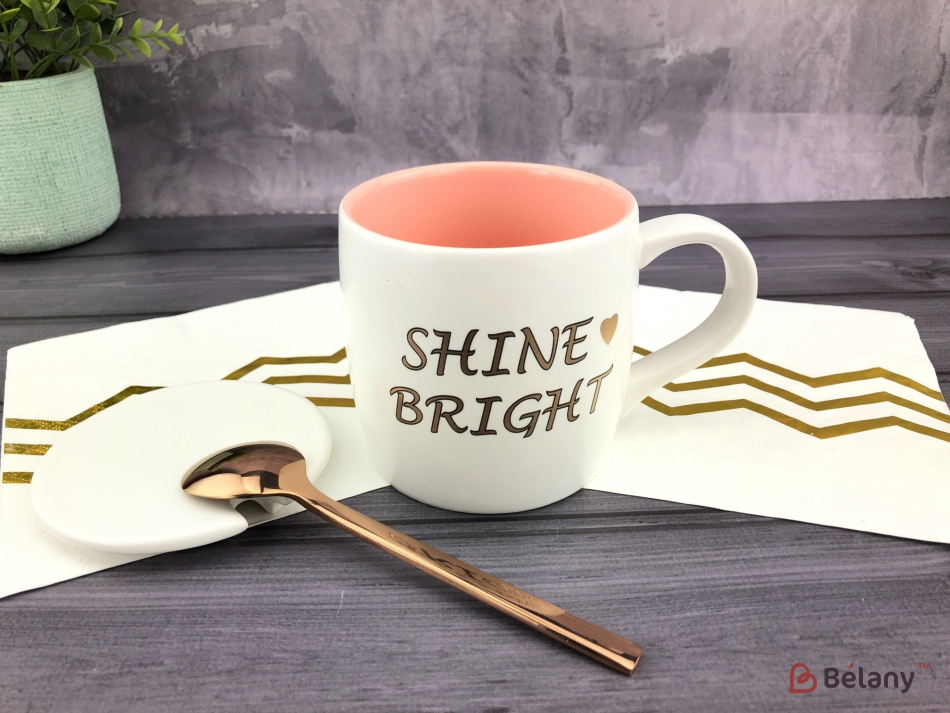 Керамічна чашка "Shine Bright" #2