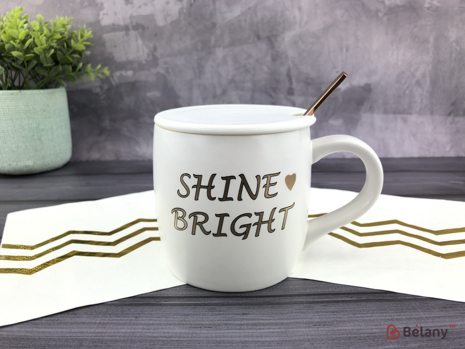 Керамічна чашка "Shine Bright" #2 | 4