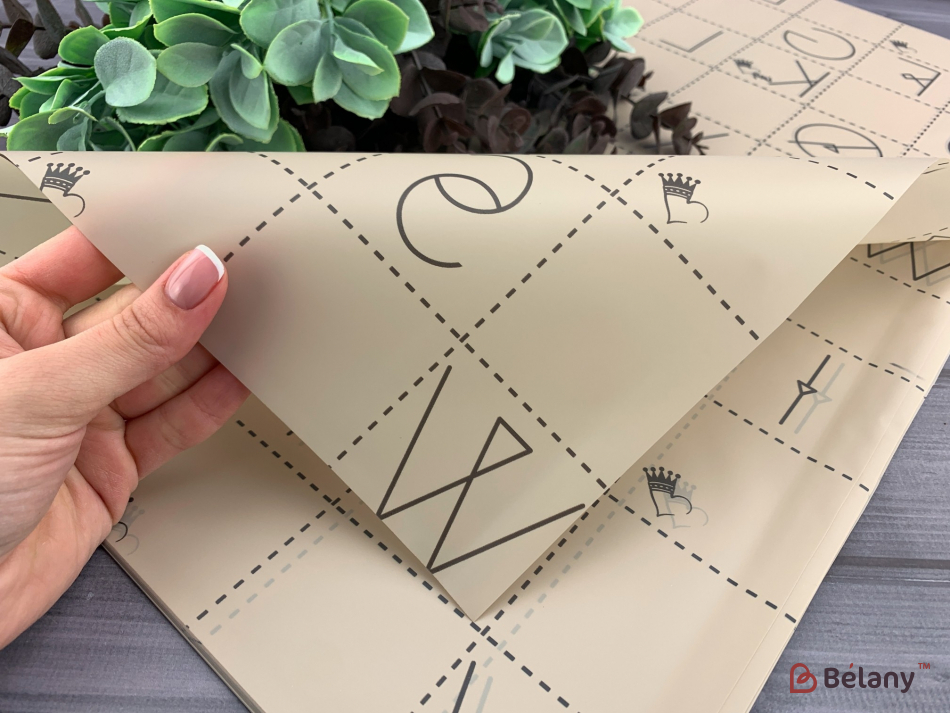 Калька для квітів "ABCDE" #05 | 2