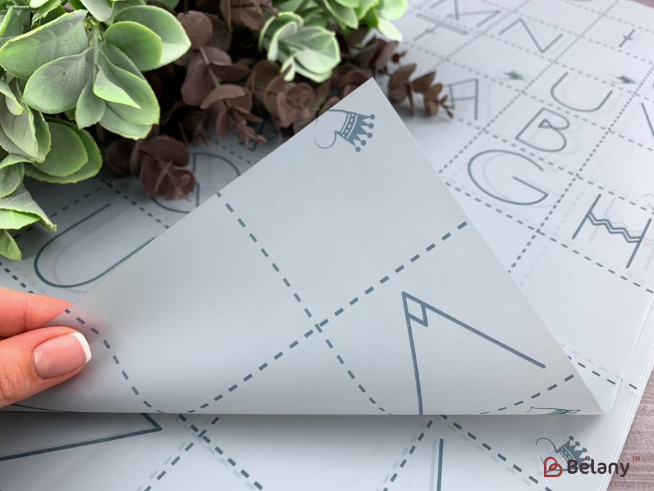 Калька для квітів "ABCDE" #06 | 2