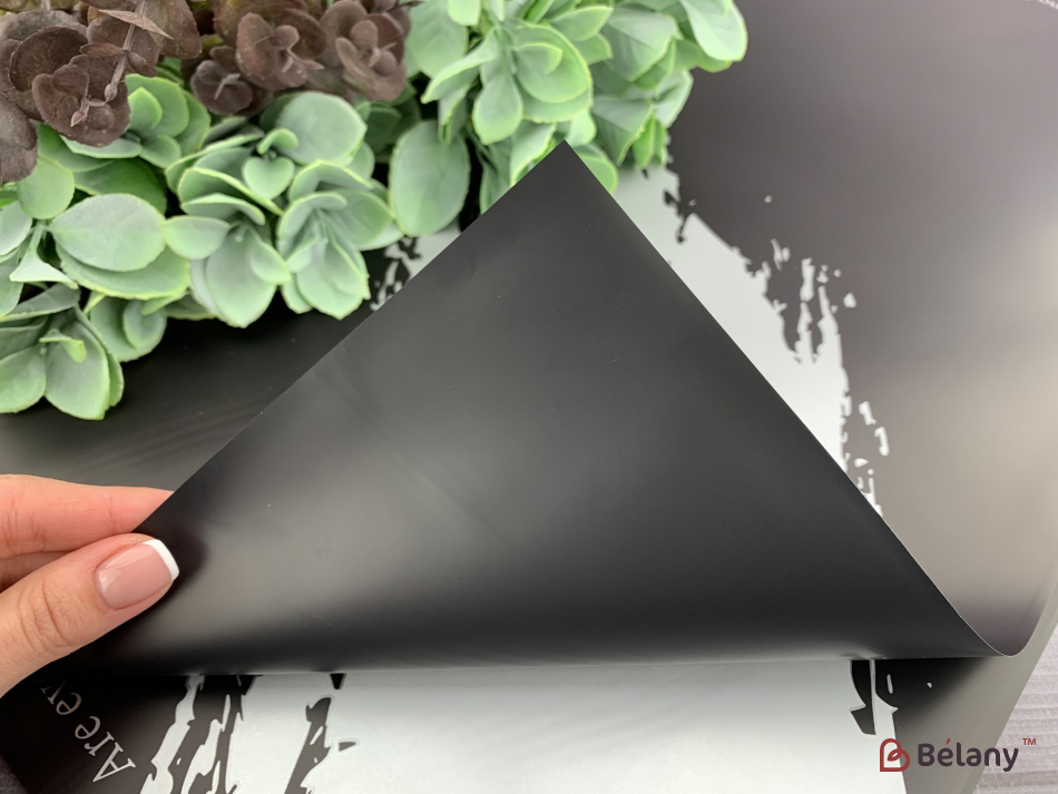 Калька для квітів "Gold font" #09 | 3